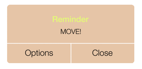 Move Reminder Sticker by Beis