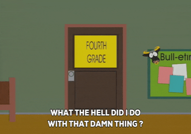 outside classroom talking GIF by South Park 