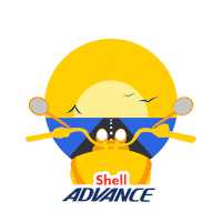 Shell-Advance Moto Sticker by Leandro Mello