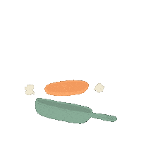 mimiditca illustration breakfast pan pancake Sticker