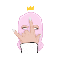 marioartheking pink queen crown corona Sticker