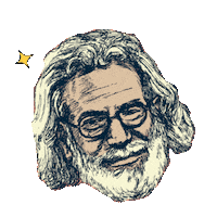 rhinorecords 90s stickers liberty grateful dead Sticker