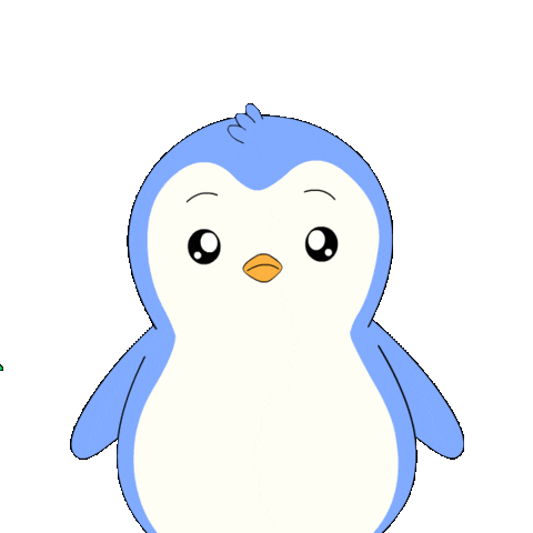 Confused Its Me Sticker by Pudgy Penguins