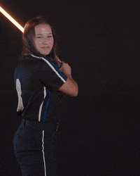 Swing Softball GIF by Purdue Fort Wayne Athletics