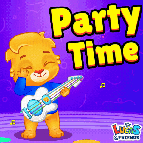Dance Party Dancing GIF by Lucas and Friends by RV AppStudios