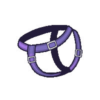 Pet Dog Harness Sticker by 4fluffy.shop