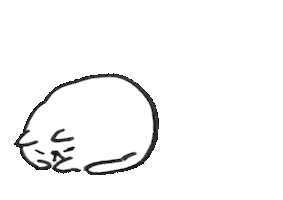 Angry Cat Sticker by jessoosketch