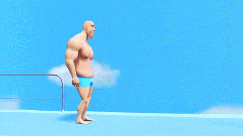 youtube swimming GIF by Channel Frederator