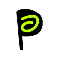 PrintMeDoodles logo doodle p swirl Sticker