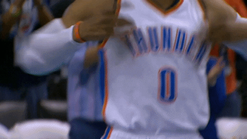Warming Up Russell Westbrook GIF by NBA