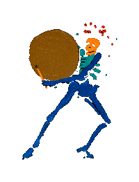 Animation Drumming Sticker by SKIDZ