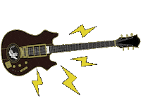 Guitar Rockstar Sticker by Jerry Garcia