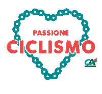 Bike Love Sticker by Crédit Agricole Italia