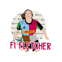 Womens Rugby Coyq Sticker by Harlequins Women