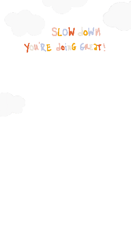 Clouds Handwriting Sticker by weareallmaedhere