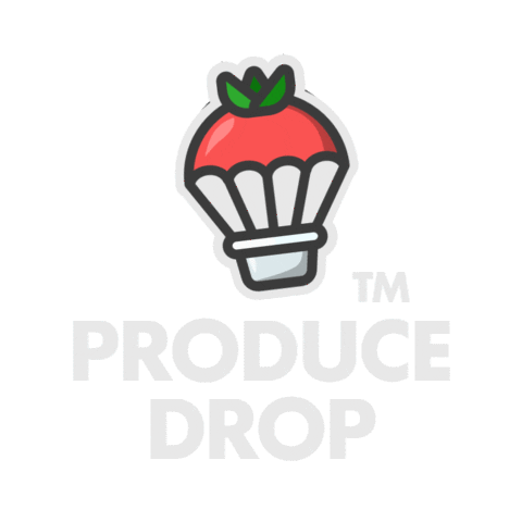 ProduceDrop giphyupload produce drop producedrop Sticker