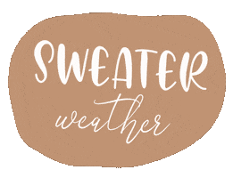 Sweater Weather Mood Sticker
