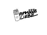 Fries Love Sticker by Bureau Sebastian Moock