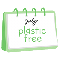 July Plasticfree Sticker by Be Kind