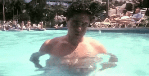 Benicio Del Toro Pool GIF by Latinx Heritage