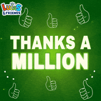 Thank You Very Much GIF by Lucas and Friends by RV AppStudios