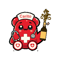 Carito Celebrate Sticker by Caritas Gesundheit Berlin
