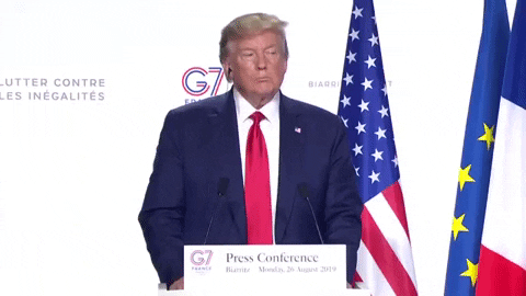giphydvr donald trump giphynewsinternational g7 g7 summit GIF