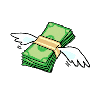 Making Money Sticker by Damnjobs