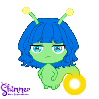 Mood Whatever Sticker by ShimmertheGlowworm