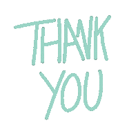 Thmz blue thank you thanks Sticker