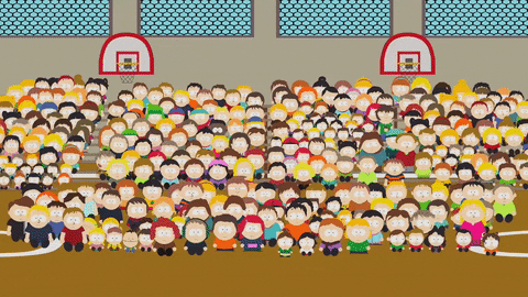 gym audience GIF by South Park 