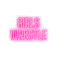 Wrestling Girls Sticker by Dan Gable Museum