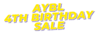 Birthday Sale Sticker by AYBL