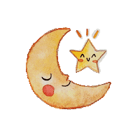 Lua E Estrela Stars Sticker by yashassegawa
