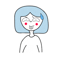 Anxiety What Sticker by Melody