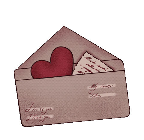 In Love Corazon Sticker
