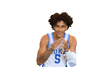College Basketball Kiss Sticker by Duke Men's Basketball