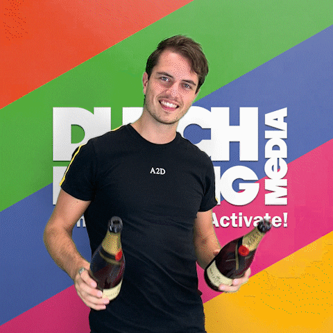 DutchMovingMedia giphyupload party cheers drinks GIF