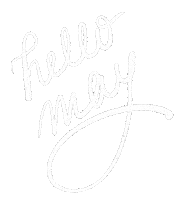 ofeliadesignstudio hello may mayo ods Sticker