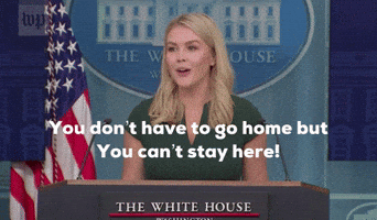 Immigration Press Secretary GIF