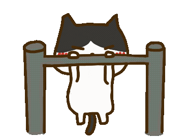 Cat Fitness Sticker by yomoyeah