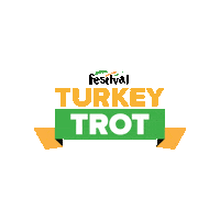 Festival Foods Turkey Trot Sticker by Festival Foods