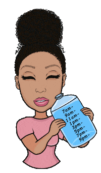 goldmineandcoco thirsty ahh sips tea drink up Sticker