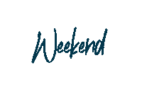 Weekend Sticker by Lisa Matla