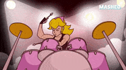 Drumming Super Mario GIF by Mashed