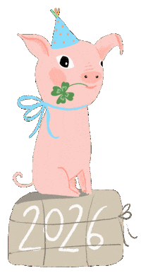 New Year Neujahr Sticker