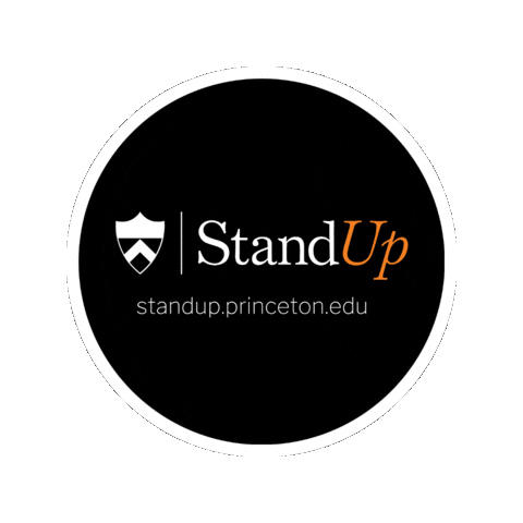 Princeton Stand Up Sticker by Princeton University
