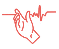 Life Hand Sticker by Dotface
