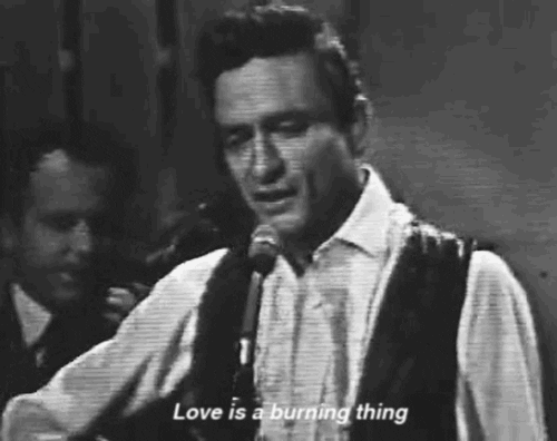 black and white love GIF