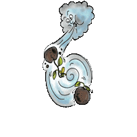 Otterspiele flora whirlwind liechtenstein vaduz Sticker